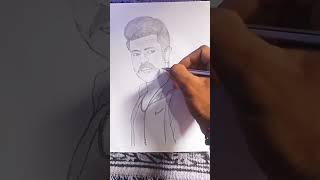 south actor Ram Charan sketch@HimanshuKumar-himanshu_artist