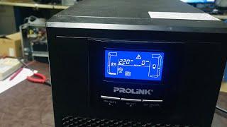 how to disconnect battery UPS Prolink Pro903 -WS