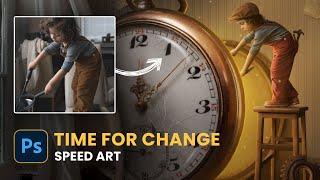 Photoshop Speed Edit - "Time For Change"