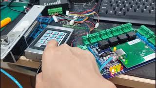 How to Set Password for Wiegand Card Reader of Wiegand Controller  Software Operation Guide