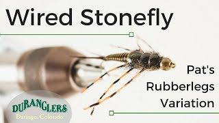 Tying the Wired Stonefly Pat's Rubberlegs Variation