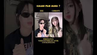 PILIH CHRISTY ATO ZEE ?  #shorts #jkt48 #christyjkt48 #zeejkt48 #adeljkt48 #freyajkt48 #reaction