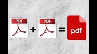 Как объединить pdf файлы в один документ