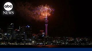 New Year's 2025: Auckland, New Zealand celebrates with fireworks extravaganza