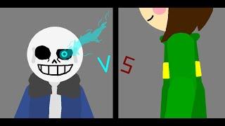 Undertale Animation | CHARA VS SANS [Pivot Animator]