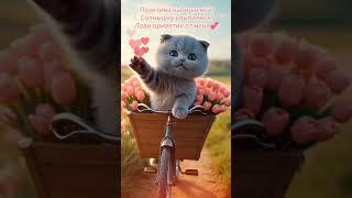Доброе утро,хорошего дня открытки на каждый день #открытка #доброеутро #видеооткрытка #доброеутречко
