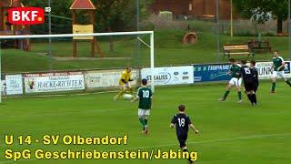 11. 5. 2023 - Fußball U 14: SV Olbendorf : SpG Geschriebenstein-Jabing - BKF TV