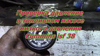 Давление топливного насоса камминз  Cummins isf 3.8