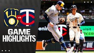 Brewers vs. Twins Game Highlights (6/22/25) | MLB Highlights