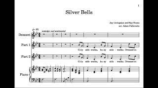 Silver Bells (2 part with descant) - arr. Adam Paltrowitz