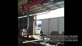 SANY PALFINGER SPK8500 TRUCK MOUNTED CRANE