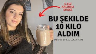 KİLO ALMA GARANTİLİ   - Kilo aldıran smoothie Tarifi - Kilo almanın yolları ️