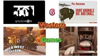 6 Roblox Western Games (Pax Americana, TWW, Quickdraw, Western Tycoon, Westbound, Wild West Obby)