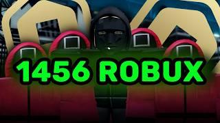 Выживешь ли ты в Roblox Squid Game? Приз 1456 Robux 