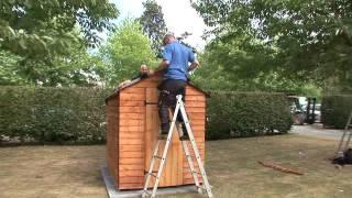 How to felt a shed roof | Forest Garden & Howarth Timber