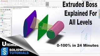 Now that’s how you teach Extruded Boss in SolidWorks!