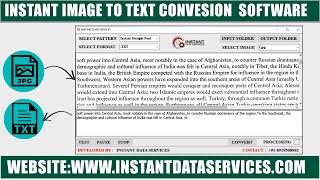 How to use Jpg, Jpeg, Gif, Png, Tif, Tiff Image into Text Converter App