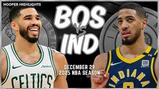 Boston Celtics vs Indiana Pacers Full Game Highlights | Dec 29 | 2025 NBA Season