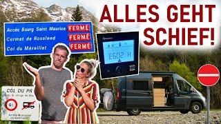 ROADTRIP mit PROBLEMEN  - Route des Grandes Alpes - Frankreich mit dem Wohnmobil