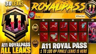 A11 Royal Pass 1 To 100 RP 3D Leaks | Free Upgraded M16A4 Skin | 3 New Mythic Set & Vehicles |PUBGM