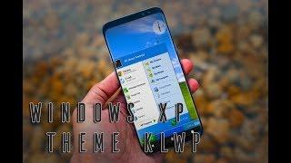 Best Homescreen Setups (Windows XP-  KLWP)- 2018