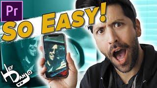 EASY WAY to edit VERTICAL VIDEO for SOCIAL MEDIA | Auto Reframe Tutorial Adobe Premiere