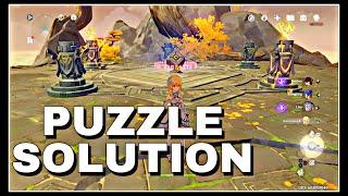 Genshin Impact ~ Geo Dungeon Puzzle Solution