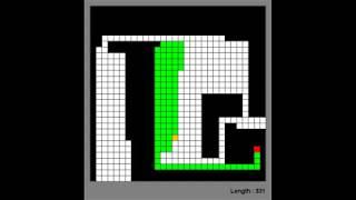 AI Plays Snake Using Pathfinding