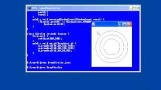 java Drawing and Filling Circles.mov