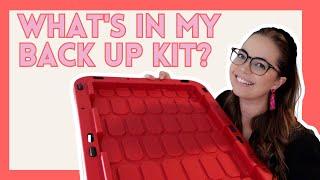 What's in My Back-Up Kit