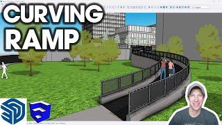 SketchUp Made SIMPLE: Create Perfect Curving Ramps in Minutes