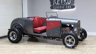 1932 Ford Model B Roadster Hotrod 302 V8 Auto For Sale | Walk-around Video | Classic Cars