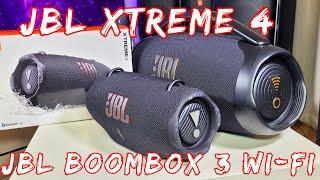 JBL Xtreme 4 VS JBL Boombox 3 Wi-Fi Cross-Comparison Review + Sound Test