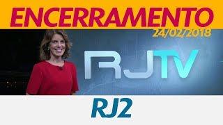 Encerramento do "RJ2" com Mariana Gross (24/02/2018)