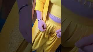 hey guys ye Mere boutique ka stitch Kiya Hua hai dhoti top and jacket plz subscribe