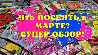 ЧТО ПОСЕЯТЬ в МАРТЕ? САМЫЕ ЛУЧШИЕ ЦВЕТЫ и НОВИНКИ! БОЛЬШОЙ ОБЗОР!