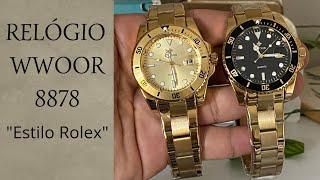 Relógio WWOOR 8878 Estilo Rolex