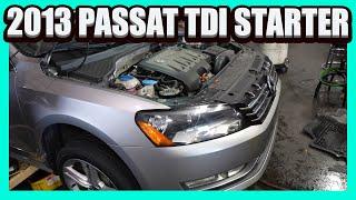 "DIY: Replacing the Starter on a 2013 Passat TDI - Step-by-Step Guide"