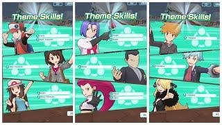 Pokemon Masters EX: Theme Skills Activation