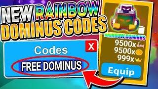 ALL NEW *FREE RAINBOW DOMINUS* CODES in SABER SIMULATOR! (Roblox)