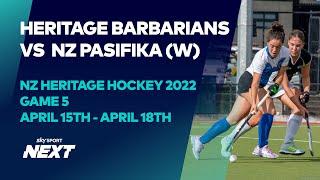 NZ Pasifika v Heritage Barbarians (W) | NZ Heritage Hockey Tournament 2022