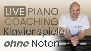 Ohne Noten Klavier spielen lernen  -  Live Piano Coaching mit Sven Haefliger