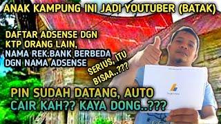 YES....!! AKHIRNYA DAPAT JUGA -  BERBAGI PENGALAMAN MENGEJAR PIN GOOGLE ADSENSE II YOUTUBER BATAK
