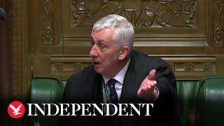 Lindsay Hoyle kicks Tory MP Paul Bristow out of PMQs