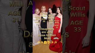 Demi Moore with her daughters from Bruce Willis #demimoore