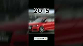 Evolution of Audi A1#shorts #evolution #viral