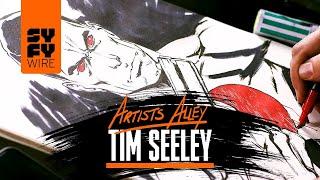 Watch Bloodshot Drawn By Tim Seeley (Artists Alley) | SYFY WIRE