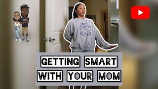 When you get smart with your Mom ‍️ #comedy #theclassiiics #funny #mom #dad #parents #kids