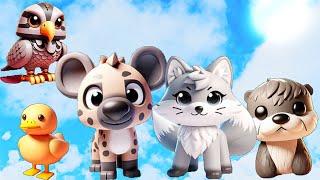 FIND the ANIMALS *How to get ALL 5 NEW Animals* HYENA FALCON OTTER ARTIC FOX DUCK! Roblox