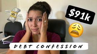 Debt Confession | $91K in Debt | Money Mondays | My Debt Free Journey | Budget | REAL Numbers